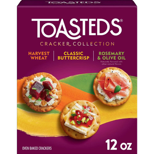 Party snacks toasteds - toasteds, variety